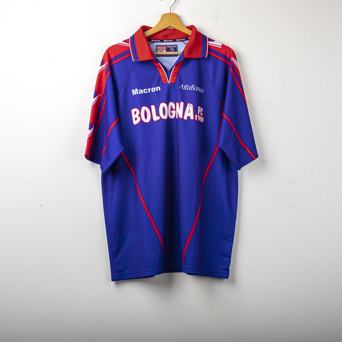 T-Shirt Allenamento Bologna Macron AreaBanca 2000/2001