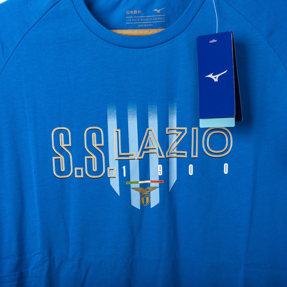 T-shirt Lazio Mizuno bambino celeste 2023/2024