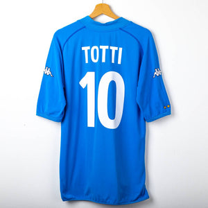 Italy Kappa Totti 10 2002 Home Shirt