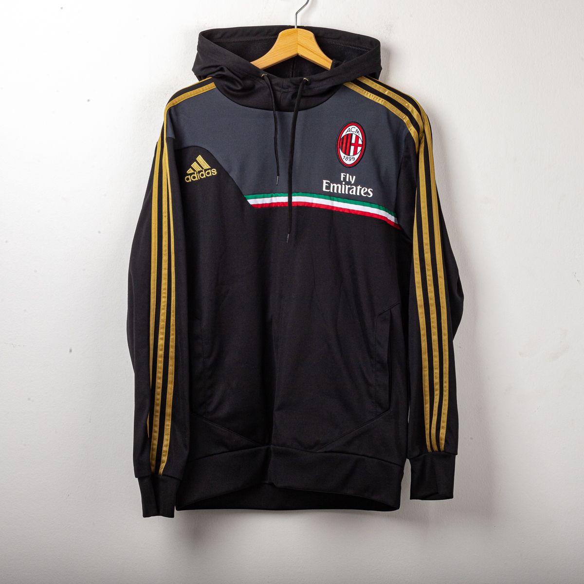Felpa Cappuccio Milan Adidas Fly Emirates 2014/2015