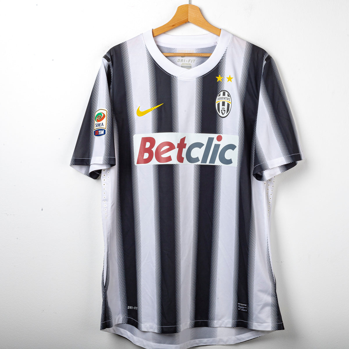 maglia home juventus nike del piero 10 player version 2011/2012