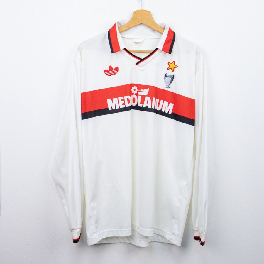milan away shirt adidas mediolanum 1990 1991