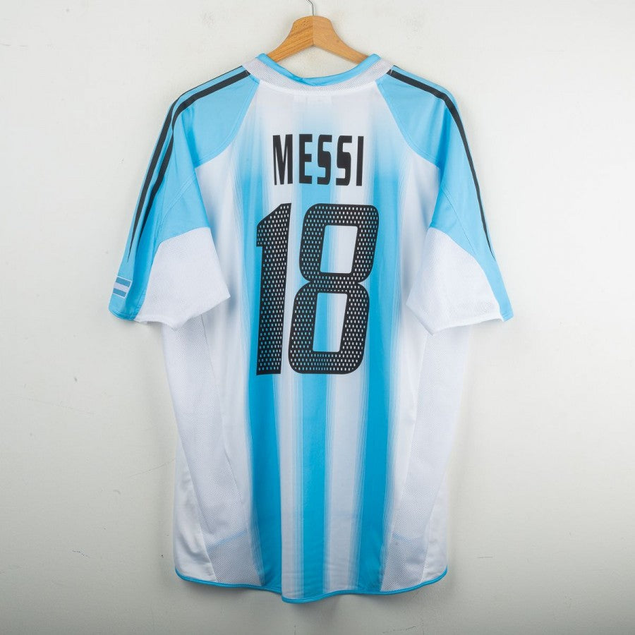 Argentina Adidas Messi 18 2004 Home Shirt