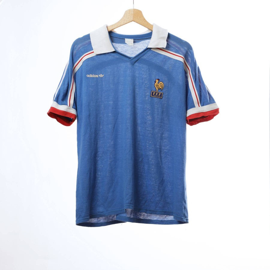 1985/1986 france adidas home jersey – LE 7 SORELLE