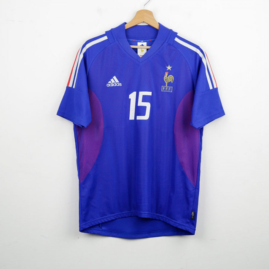 2002/2003 Home France Shirt Adidas Thuram 15
