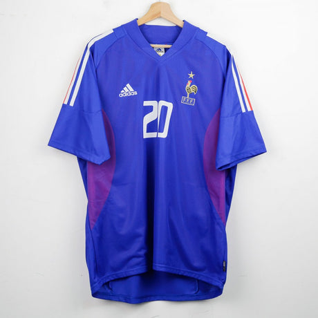 Maglia Home Francia Adidas Trezeguet 20 2002/2003  by ADIDAS - Home (2)