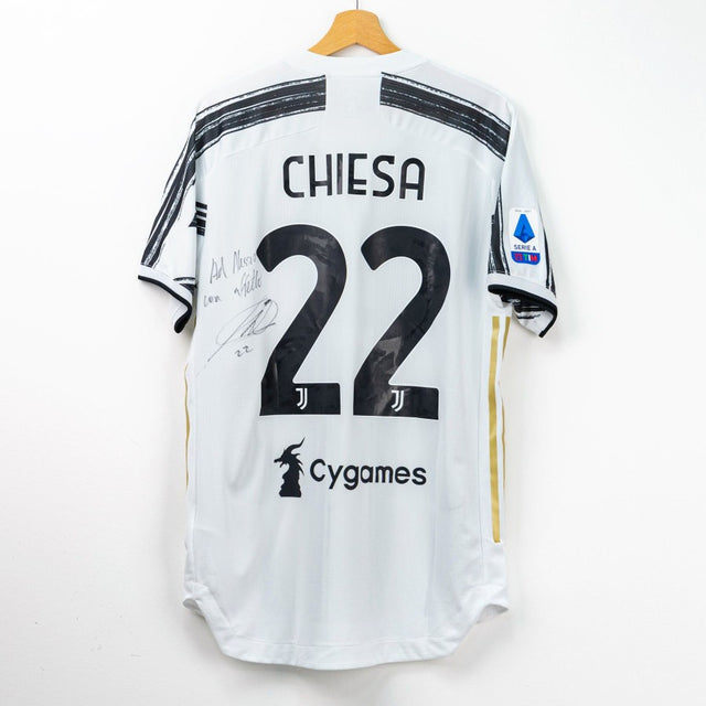 maglia home juventus adidas chiesa 22 2020/2021 autografata by ADIDAS - Home