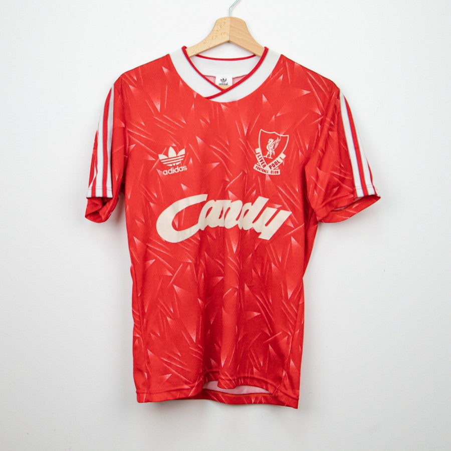 1989/1990 Liverpool Home Jersey Adidas Candy