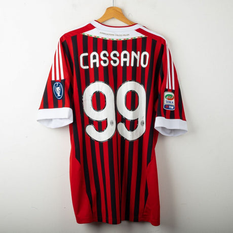 Maglia Home Milan 2011/2012 Adidas Cassano 99 by ADIDAS - Home