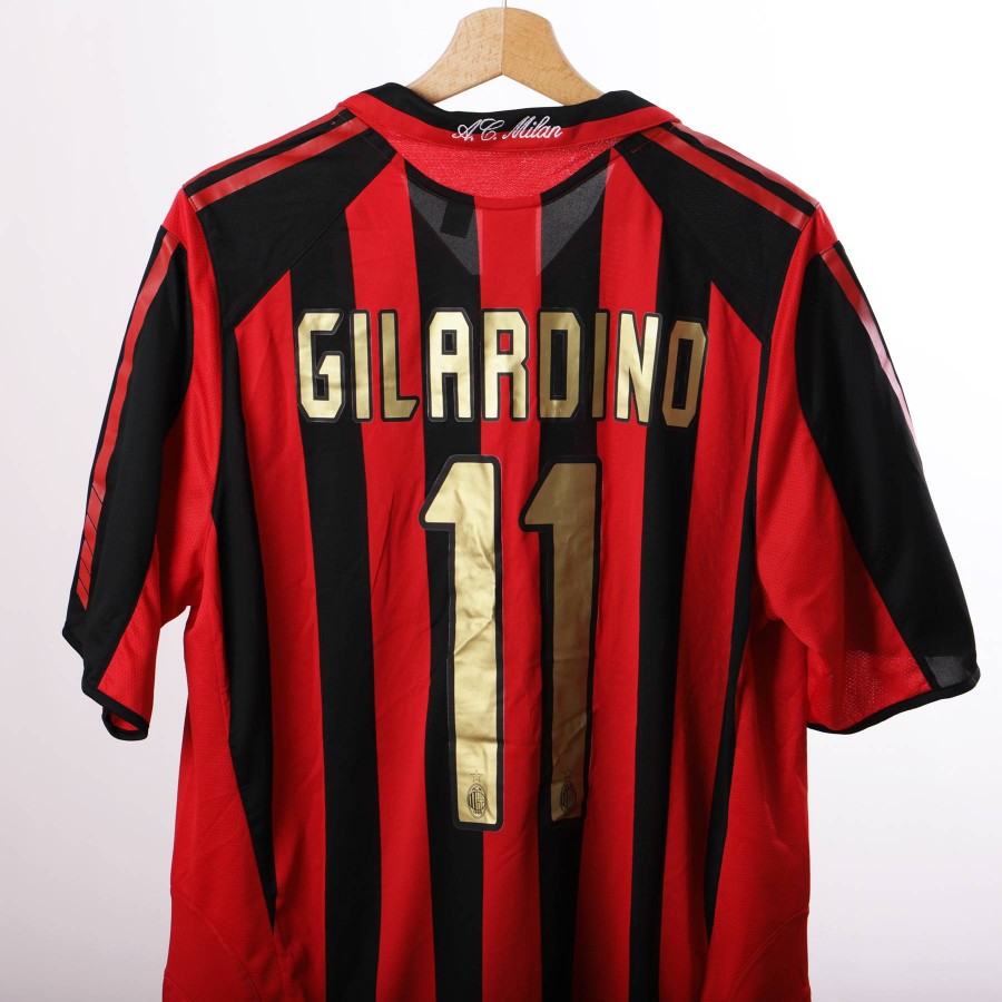ACミラン adidas シャツ GILARDINO 11 Milan Adidas Home Shirt 2005/2006 Gilardino 11