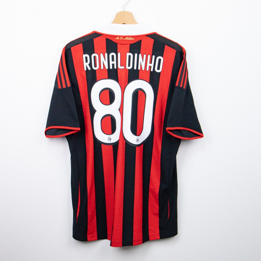 maglia home milan Adidas 2007/2008 Ronaldinho 80 by ADIDAS - Home