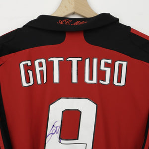 Maglia Home Milan Adidas Gattuso 8 2007/2008 Autografata by ADIDAS - Home (4)