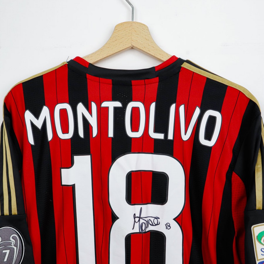 Maglia Home Milan Adidas Montolivo 18 2013/2014 autografata by ADIDAS - Home (5)