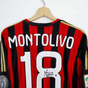 Maglia Home Milan Adidas Montolivo 18 2013/2014 autografata by ADIDAS - Home (5)