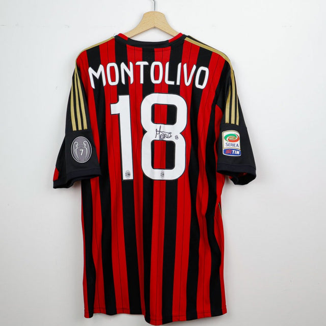 Maglia Home Milan Adidas Montolivo 18 2013/2014 autografata by ADIDAS - Home
