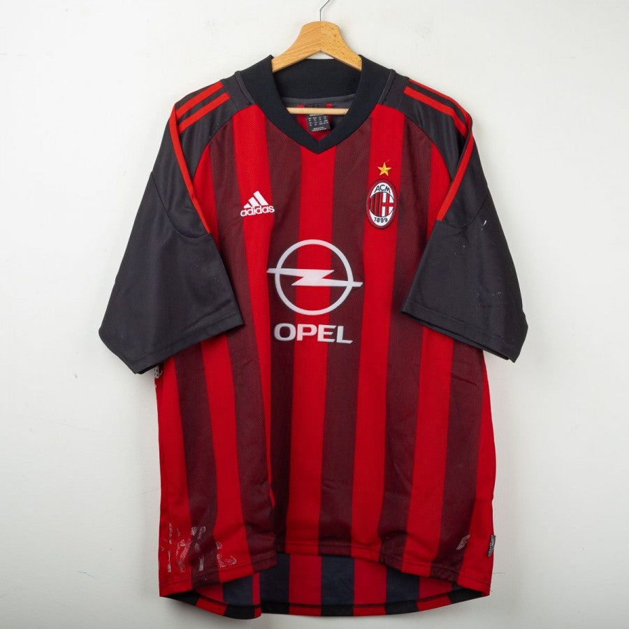 AC Milan Adidas Rivaldo 11 Home Shirt 2002/2003