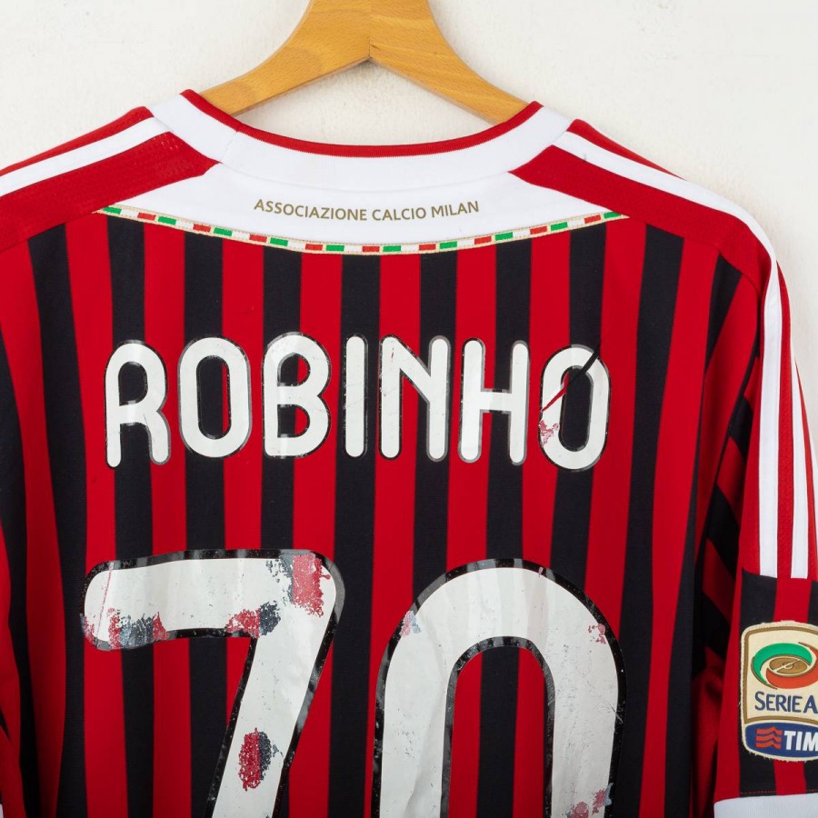 Maglia Home Milan Adidas Robinho 70 2011/2012 by ADIDAS - Home (4)