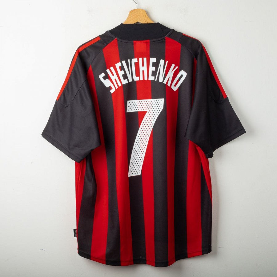 2002/2003 AC Milan Adidas Home Shirt Shevchenko 7