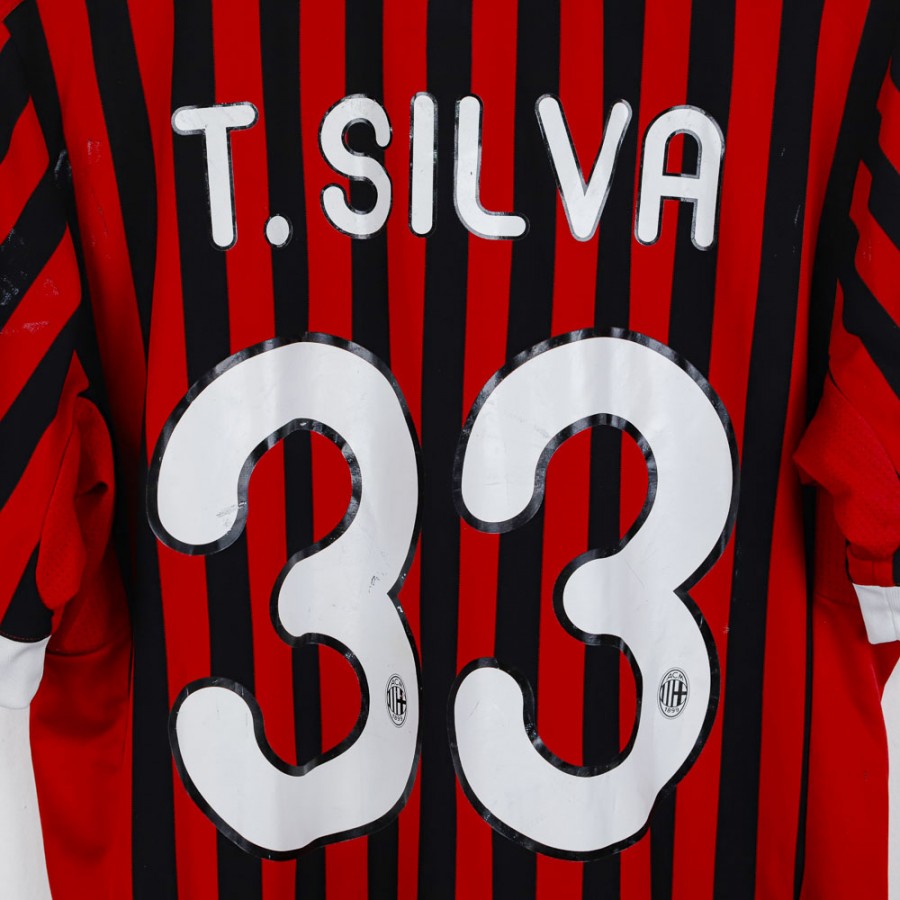 Maglia Home Milan Adidas T. Silva n33 2011/2012 by ADIDAS - Home (3)