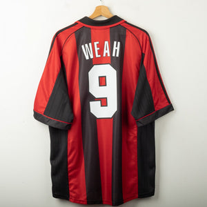maglia home milan Adidas Weah 9 1998/1999 by ADIDAS - Home