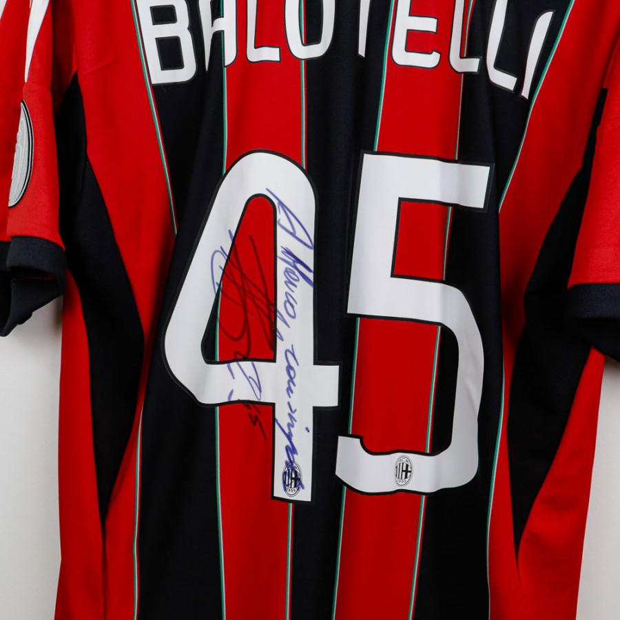 maglia home milan balotelli 45 2012/2013 autografata by ADIDAS - Home (7)