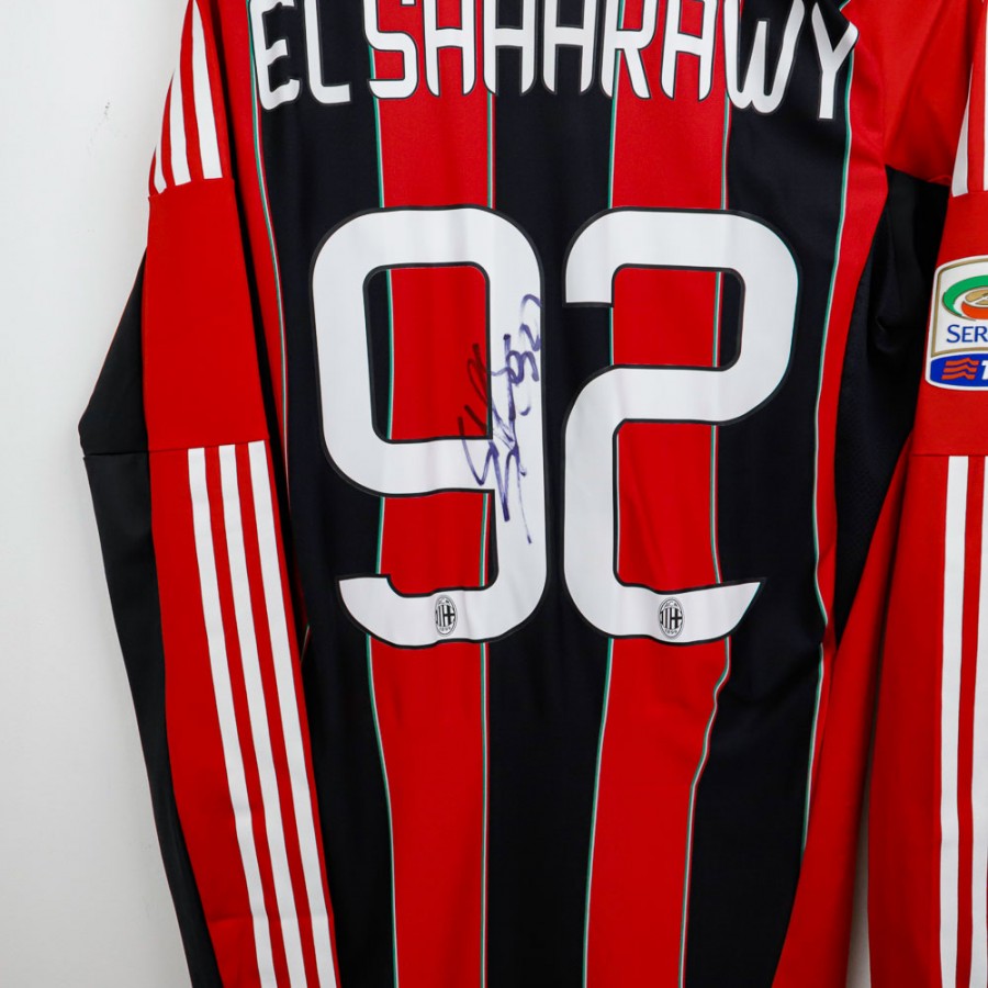 maglia home milan el shaarawy 92 ml 2012/2013 autografata by ADIDAS - Home (5)