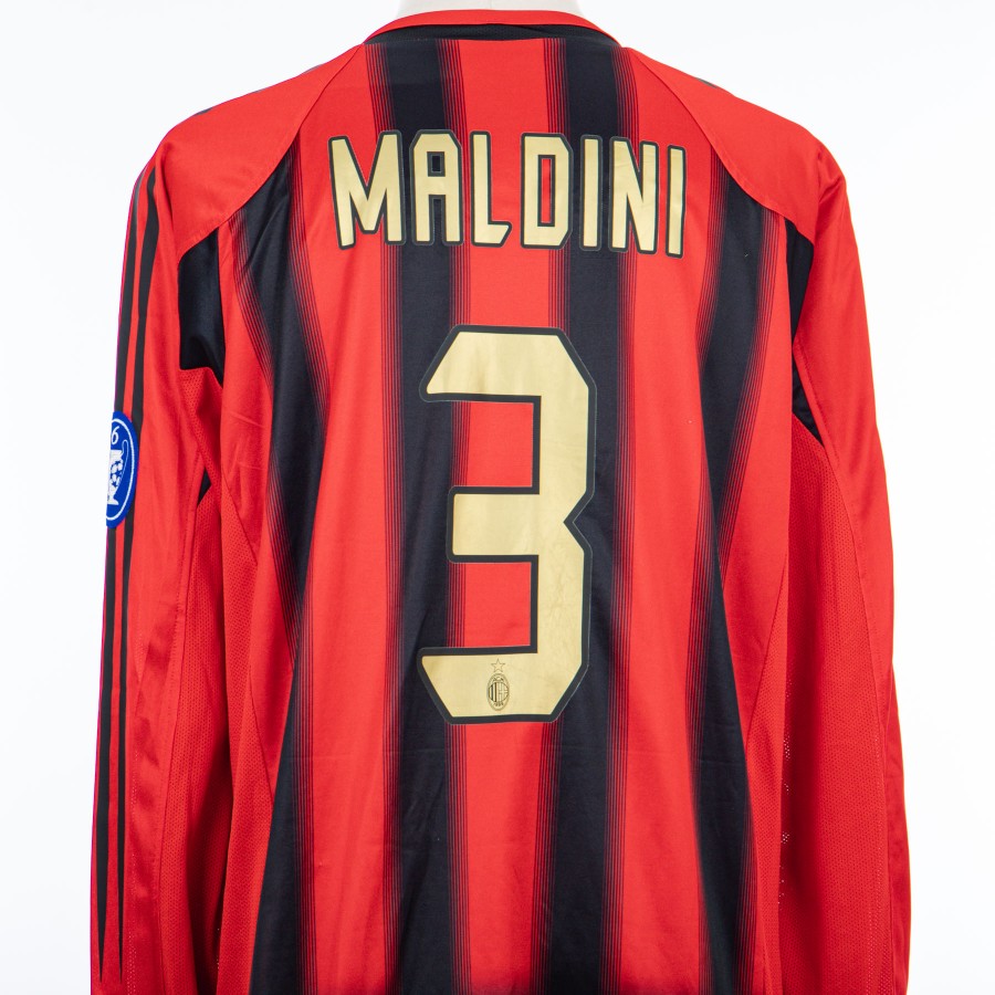 maglia home milan maldini 3 ml 2004/2005 by ADIDAS - Home (11)