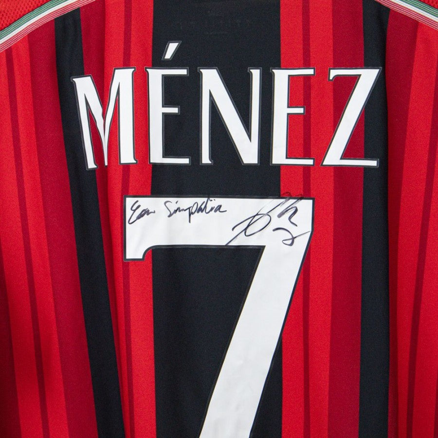 Maglia home milan menez 7 autografata 2015/2016 by ADIDAS - Home (4)