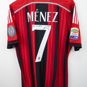 Maglia home milan menez 7 autografata 2015/2016 by ADIDAS - Home (5)