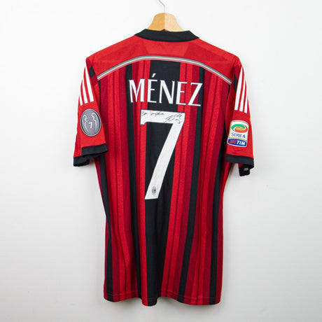 Maglia home milan menez 7 autografata 2015/2016 by ADIDAS - Home