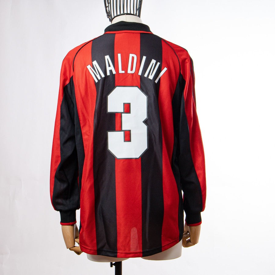 98-99ミランMILAN マルディーニMALDINI アディダス adidas Adidas AC Milan Home Jersey 98-99 Maldini #3 Retro Vintage