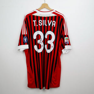 maglia home milan thiago silva 33 2011/2012 by ADIDAS - Home