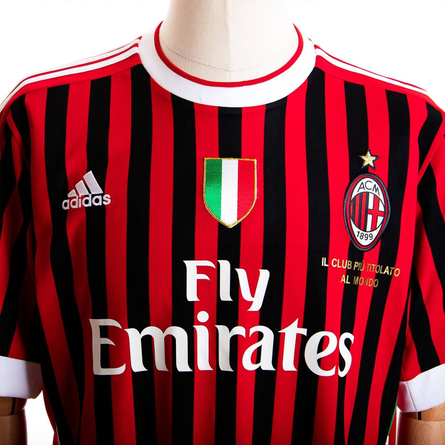 maglia home milan thiago silva 33 2011/2012 by ADIDAS - Home (11)