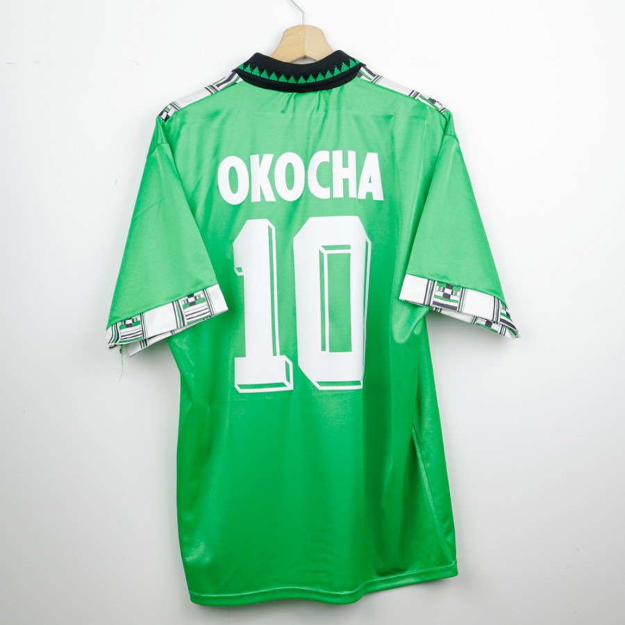 maglia home nigeria adidas okocha 10 1994 by ADIDAS - Maglie vintage scontate del 30%