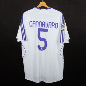 maglia home real madrid adidas cannavaro 5 2007/2008 by ADIDAS - Home