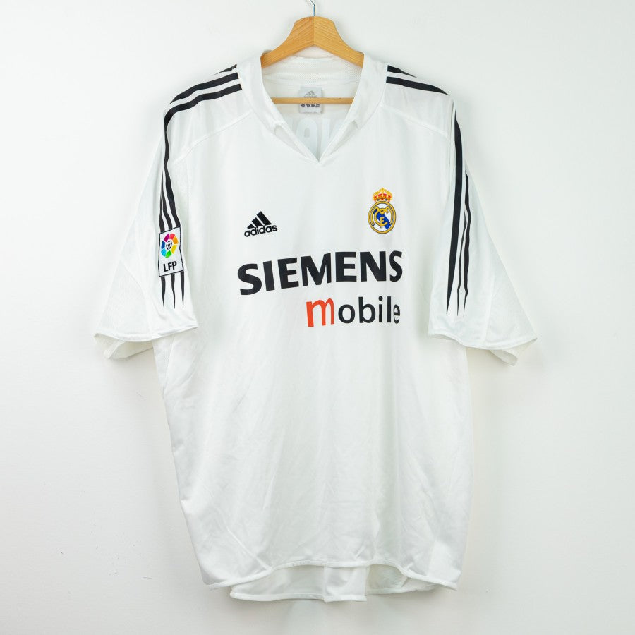 2004/2005 Real Madrid Adidas Ronaldo 9 Home Jersey