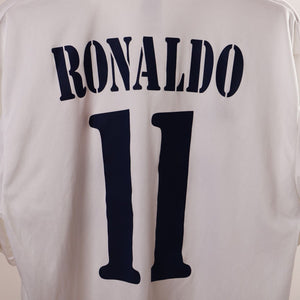Maglia home Real Madrid centenario Ronaldo 11 2002/2003   by ADIDAS - Home (7)