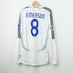 maglia home real madrid Emerson 8 2006/2007 by ADIDAS - Home