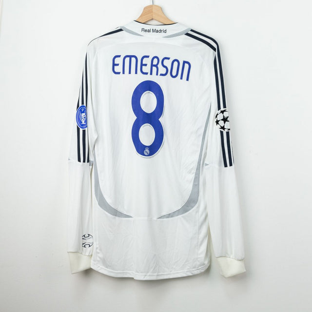 maglia home real madrid Emerson 8 2006/2007 by ADIDAS - Home