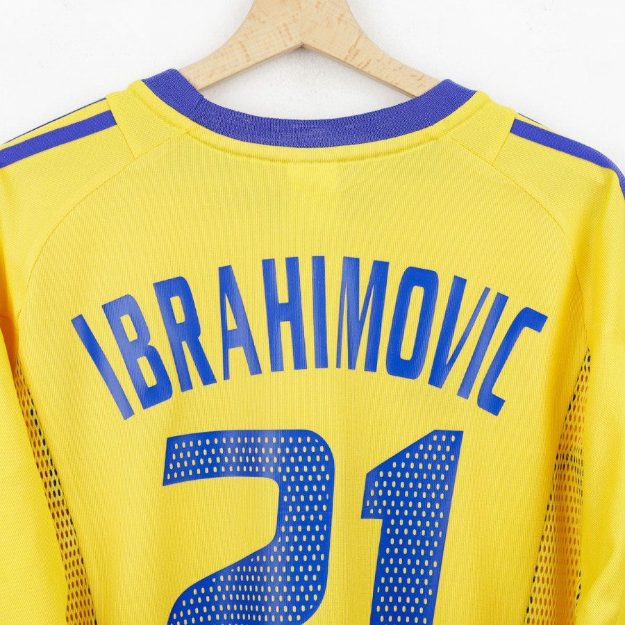 Maglia Home Svezia Adidas Ibrahimovic 21 2002 by ADIDAS - Home (4)
