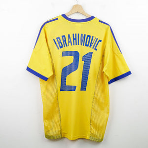 Maglia Home Svezia Adidas Ibrahimovic 21 2002 by ADIDAS - Home