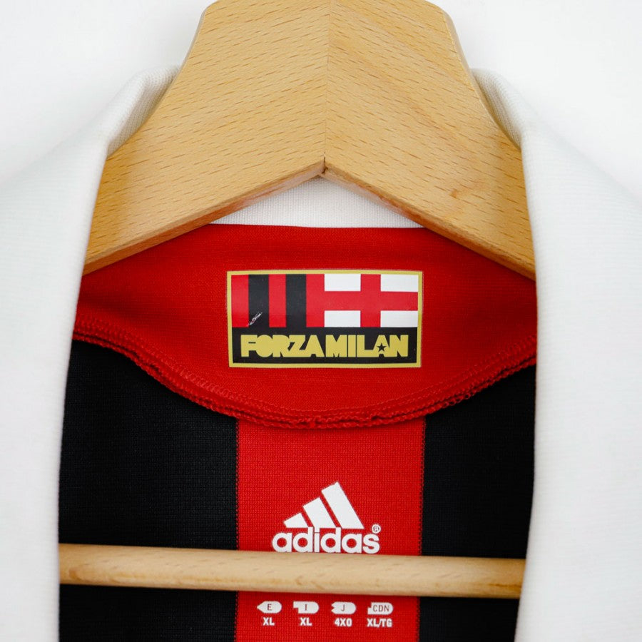 MAGLIA MILAN 2010 Long Ronaldinho 80 Calcio Camiseta Retro Jersey Pato Beckham EUR 58,90 - ES