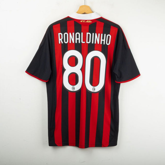 Maglia Milan Home Adidas Ronaldinho 80 2009/2010 by ADIDAS - Home