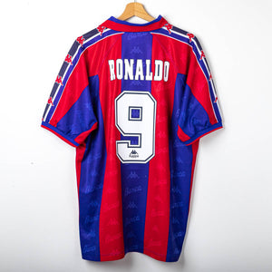Barcelona Kappa Ronaldo 9 1996/1997 Home Shirt