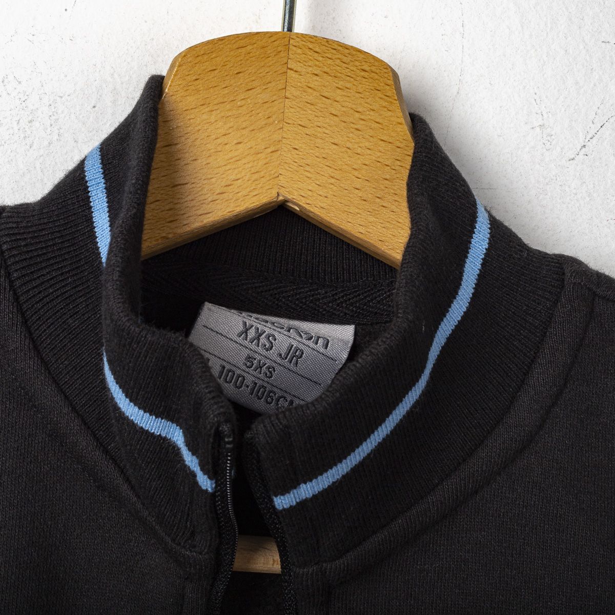 Felpa Lazio Macron Bambino Full Zip Nera 2020/2021