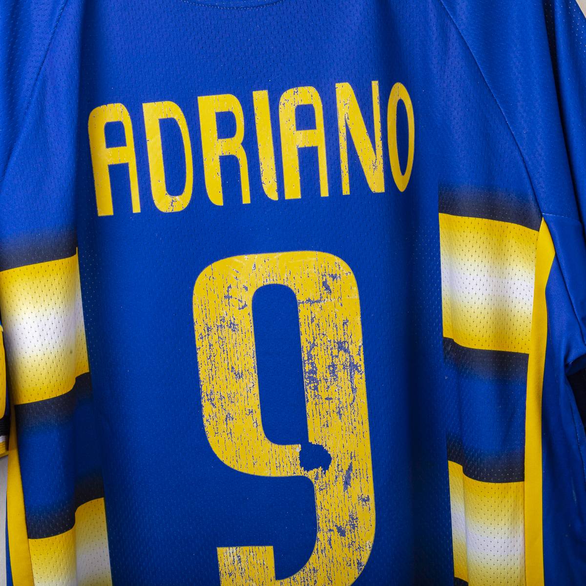 Maglia Home Parma Champion Adriano n9 2003/2004