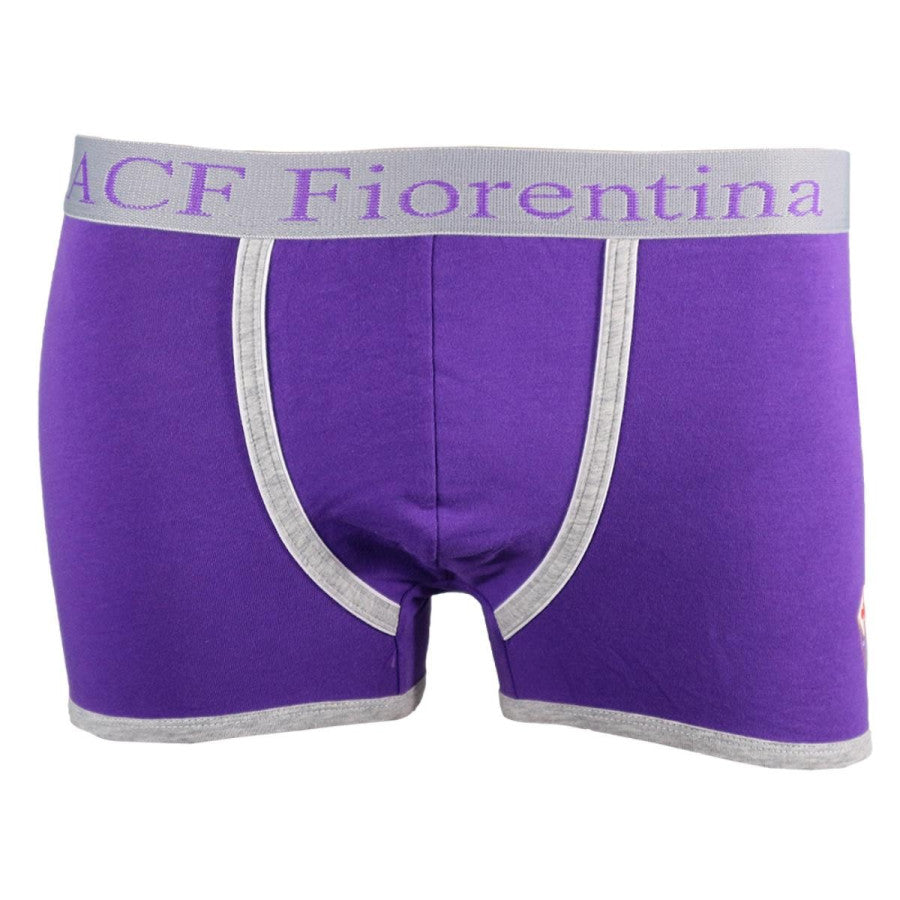 Boxer Viola con Elastico Grigio Bambino Fiorentina by Amistad - Home