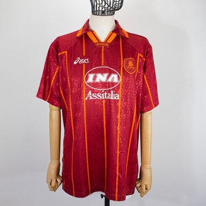 MAGLIA HOME AS ROMA 1996/1997 BERNARDINI 21 by ASICS - Home (2)