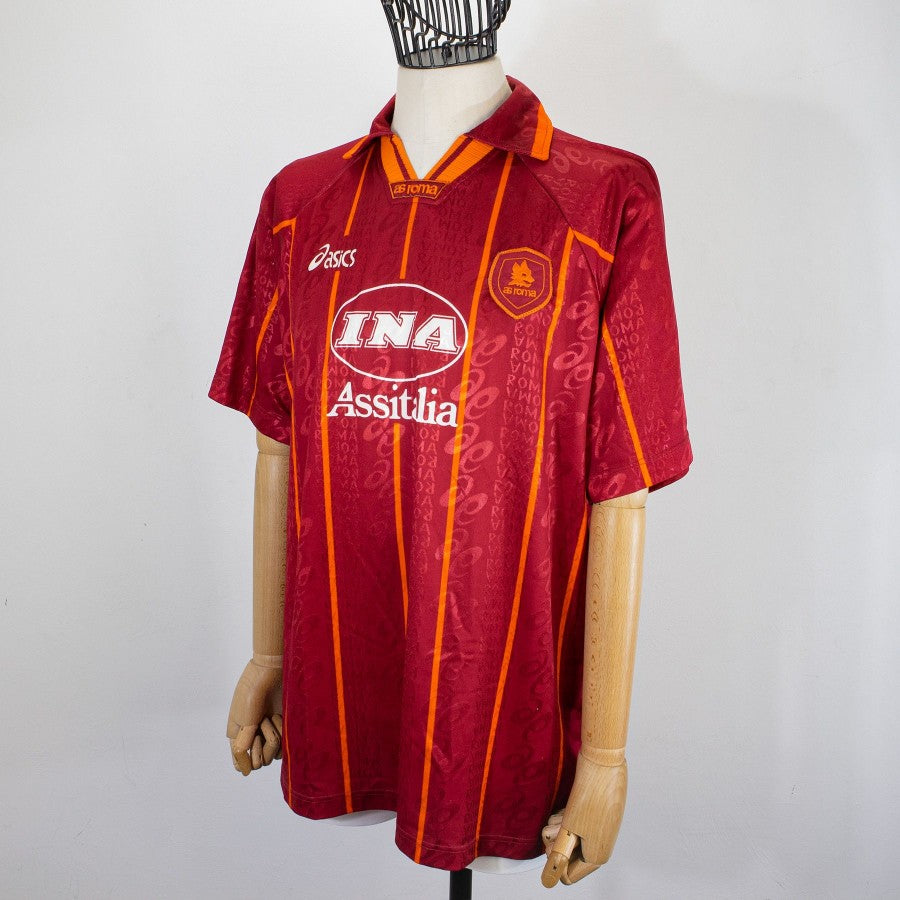 MAGLIA HOME AS ROMA 1996/1997 BERNARDINI 21 by ASICS - Home (3)