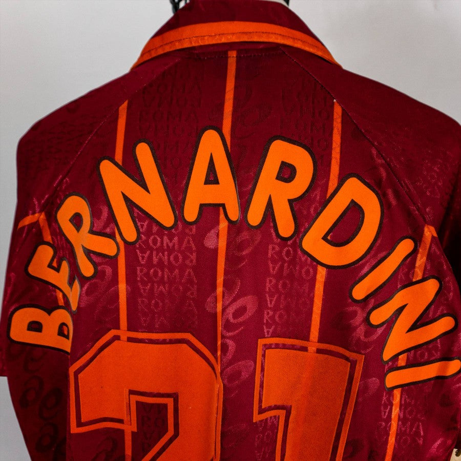 MAGLIA HOME AS ROMA 1996/1997 BERNARDINI 21 by ASICS - Home (9)